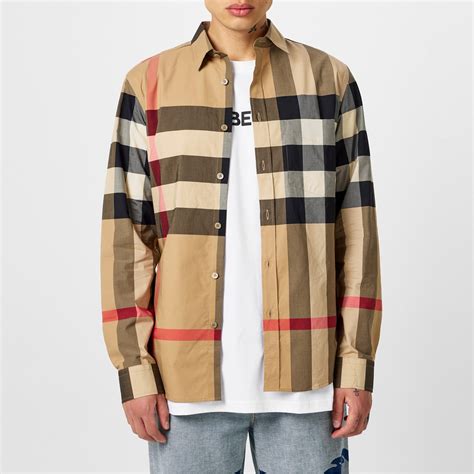 burberry men's long sleeve shirt.